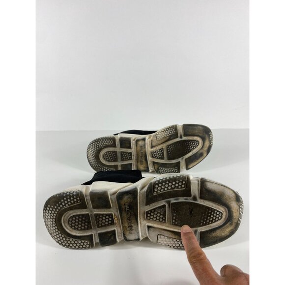 Balenciaga Speed Trainer Sneakers Black/White Men's C366 - Picture 6 of 8